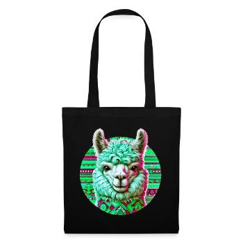 Alpaga - Sac en tissu - noir - Devant