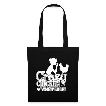 Crazy Chicken Whisperer - Tote Bag - black - Front