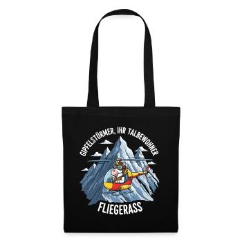 Pilote Licorne - Sac en tissu - noir - Devant