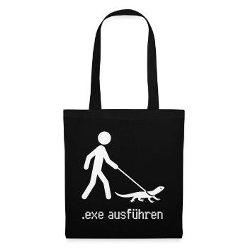 EXE Run Admin Informaticien Programmeur - Sac en tissu - noir - Devant