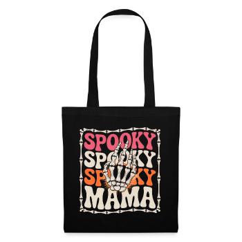 Spooky Mama Skeleton Hand - Tote Bag - black - Front