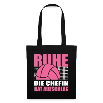 Entraîneur de volley-ball Cadeaux Joueur de volley-ball - Sac en tissu - noir - Devant