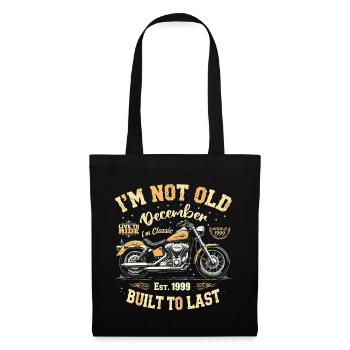 Je ne suis pas vieux Décembre Année de construction 1999 - Sac en tissu - noir - Devant
