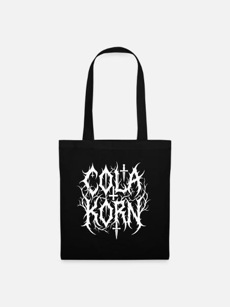 Cola Korn Black Metal - Stoffbeutel - Schwarz