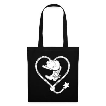 Heart Lasso Line Dance Stetson - Tote Bag - black - Front