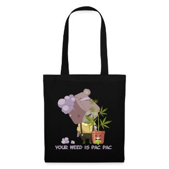 Your weed is pac pac - Stoffbeutel - Schwarz - Vorne