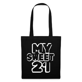 Birthday 21 - Tote Bag - black - Front