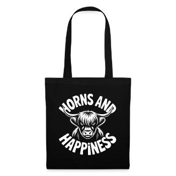 Highland Cow / Highland Beef – I Love Highlands - Tote Bag - black - Front
