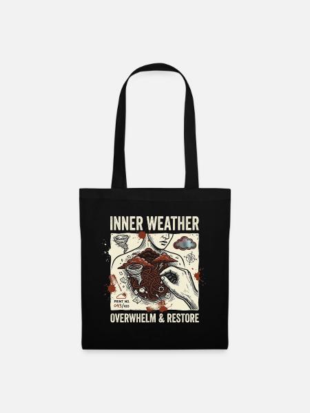Inner Weather - Stoffbeutel - Schwarz