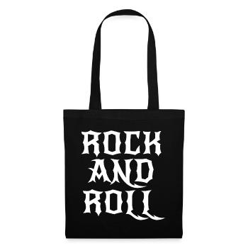 Logo Rock and Roll Gothic - Sac en tissu - noir - Devant