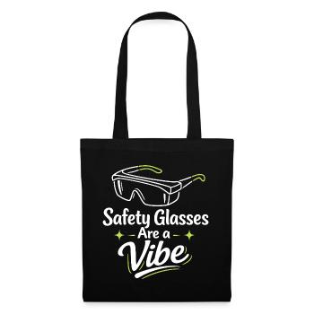 Goggle Vibe | Sécurité en laboratoire - Sac en tissu - noir - Devant