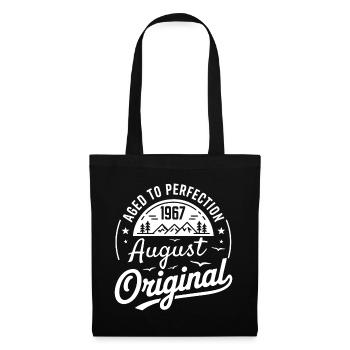 August Original 1967 Vintage Mountain - Tote Bag - black - Front