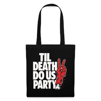 Till Death Do Us Party Zombie - Tote Bag - black - Front