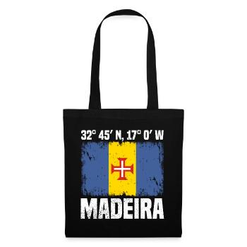 Madeira Coordinates - Tote Bag - black - Front