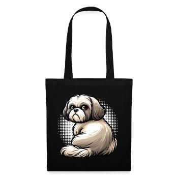 Shih tzu Shih tzus Shih tzu Besitzer Shih tzu fan - Stoffbeutel - Schwarz - Vorne