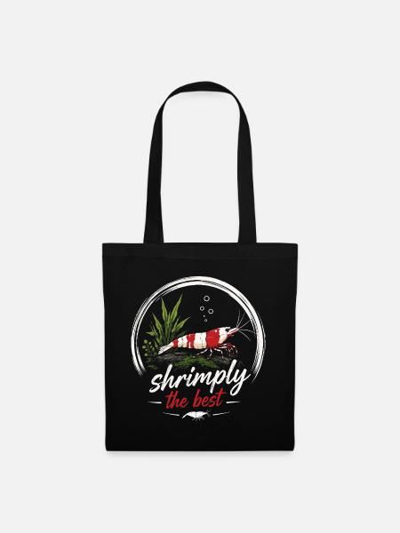 Zwerggarnele Shrimply the Best - Stoffbeutel - Schwarz