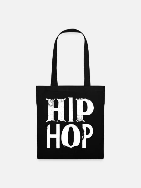 Retro Hip-Hop der 90er Jahre - Stoffbeutel - Schwarz