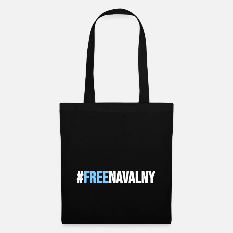 Hashtag Free Navalny - Stoffbeutel - Schwarz