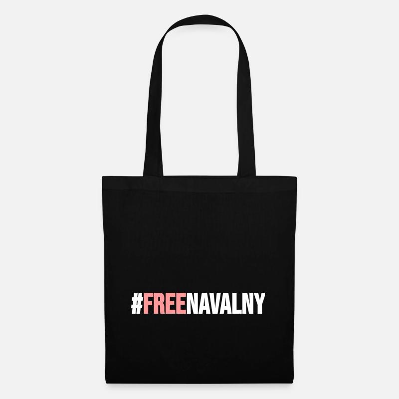 Hashtag Free Navalny - Stoffbeutel - Schwarz