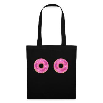 Uups, boobs as donuts - Tote Bag - black - Front