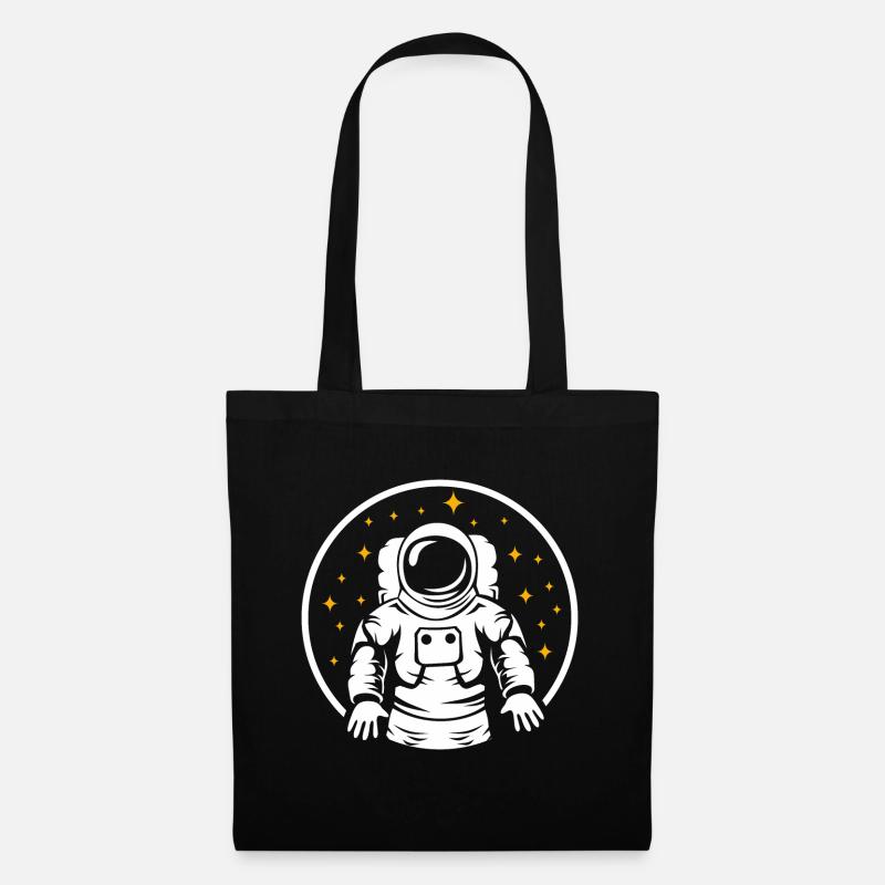 astronaute - Sac en tissu - noir