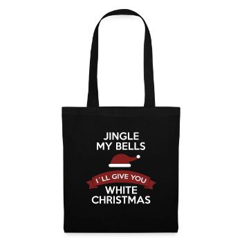 Funny Jingle My Balls for Christmas White - Tote Bag - black - Front