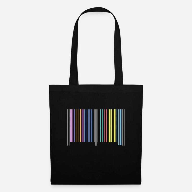 barcode - Tote Bag - black