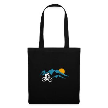Mountain Bike Mountain Mountain Sports Gift Idea - Tote Bag - black - Front