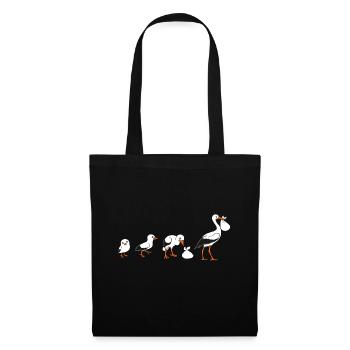 Storch evolution - Stoffbeutel - Schwarz - Vorne