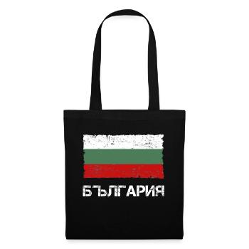 Bulgarie - Sac en tissu - noir - Devant