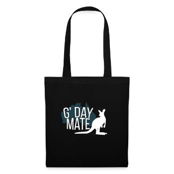 Gday mate - Stoffbeutel - Schwarz - Vorne
