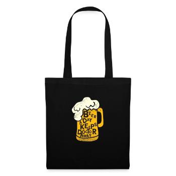 A beer a day doctor doctor saying funny gift - Tote Bag - black - Front