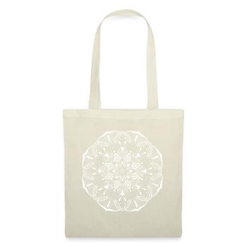 Meditation 2 Mandala Spirituell henna yoga chakra - Stoffbeutel - Natur - Vorne