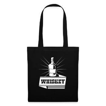 whisky - Sac en tissu - noir - Devant