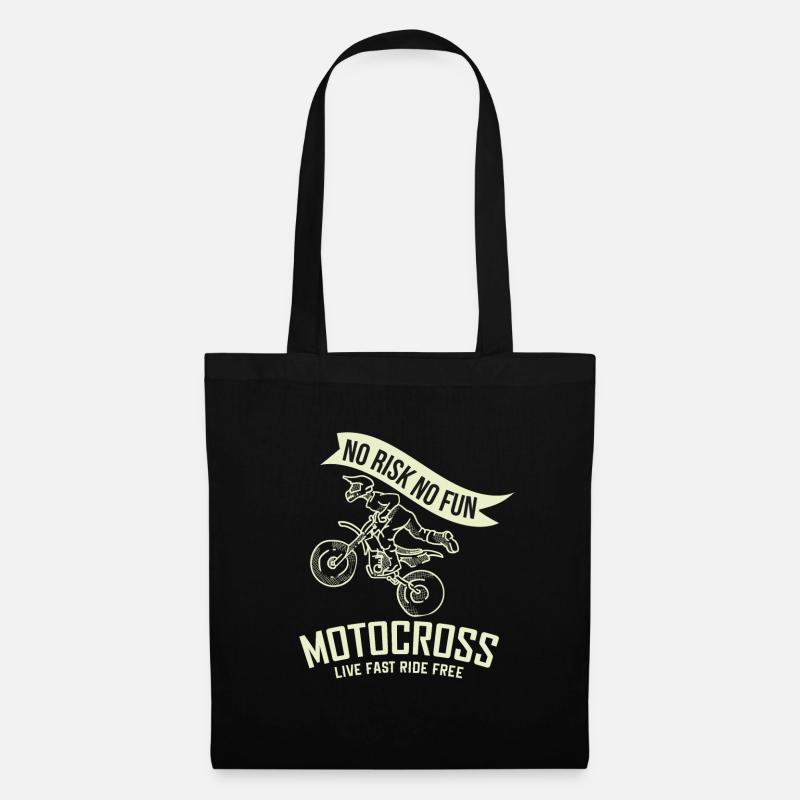 MOTOCROSS - Stoffbeutel - Schwarz