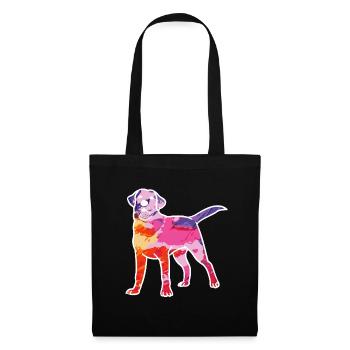 Rainbow Labrador Retriever dog gift - Tote Bag - black - Front
