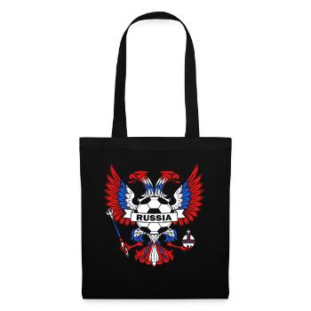 Drapeau de la Russie Moscou Poutine nation russe - Sac en tissu - noir - Devant
