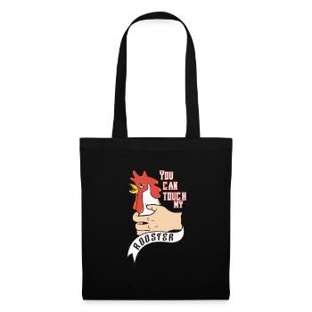 You can touch my rooster - Tote Bag - black - Front