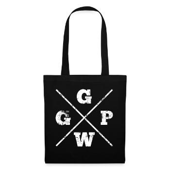 GG WP | Cooles Gaming/ Gamer Design - Stoffbeutel - Schwarz - Vorne