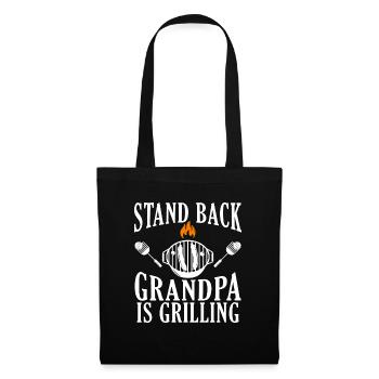 Beware Grandpa is on the grill - BBQ - BBQ - Tote Bag - black - Front