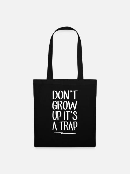 sarcastically - Tote Bag - black