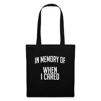 sarcasme sarcastique drôle énonciations cadeau - Sac en tissu - noir - Devant