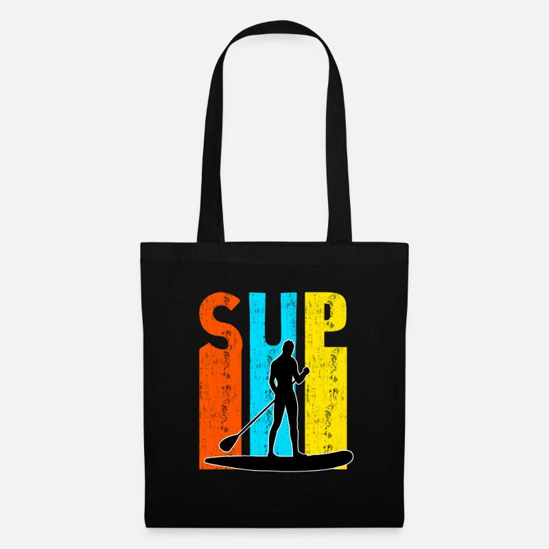 Paddling SUP - Tote Bag - black