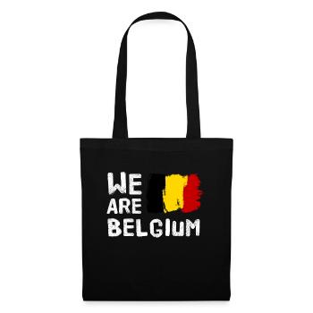 Belgien - Stoffbeutel - Schwarz - Vorne