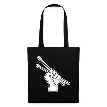 Drumsticks Drummer Drums Gift Band - Sac en tissu - noir - Devant