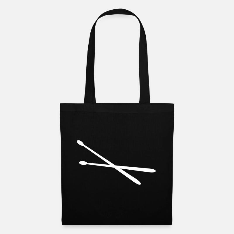 Drumsticks Drummer Gift Drum Band - Sac en tissu - noir