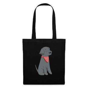 dog - Tote Bag - black - Front