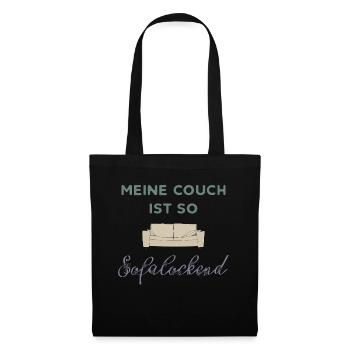 my couch - Tote Bag - black - Front