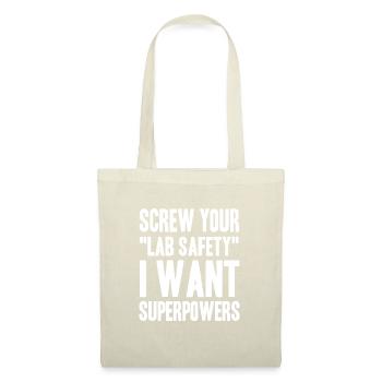 laboratoire - Sac en tissu - nature - Devant