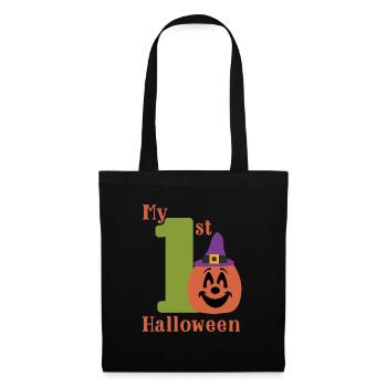 Halloween Baby Pumpkin Gift Idea Birth - Tote Bag - black - Front